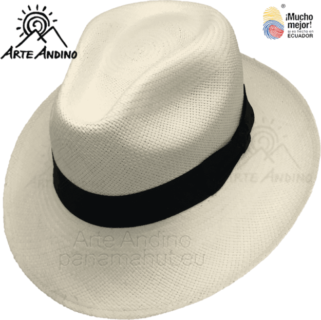 Ein Europeo Especial – Panamahut Bogartform mit schwarzem Band.