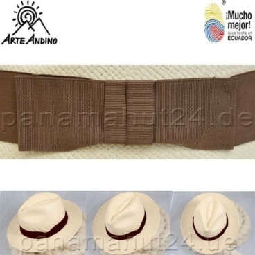 Cinta para sombrero Marrón claro · ripsband de algodón