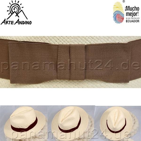 Cinta para sombrero Marrón claro · ripsband de algodón